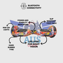 Australia Hoverboard 6.5" Self Balancing Scooter for Kids Orange Graffiti