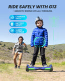 GYROOR G13 All-Terrain Off-Road Hoverboard- Electric Blue (Pre-Ordered Only)