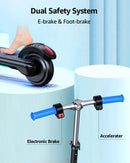 Gyroor ESA Kids Electric Scooter with Bluetooth Music, Lights – Blue (Pre-Ordered Only)