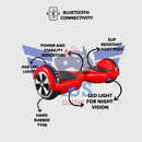 Australia Hoverboard 6.5" Self Balancing Scooter for Kids Red