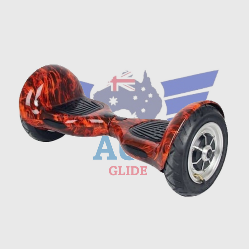 10 Inch Wheel Electric Hoverboard Scooter - Flame Style