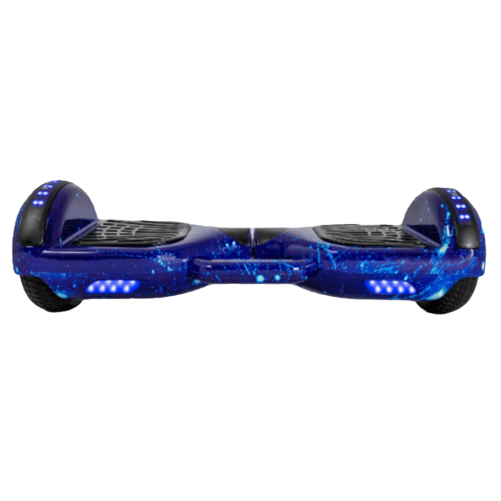 6.5 Inch Hoverboard Electric Scooter Blue Galaxy Colour Hoverboards Galore