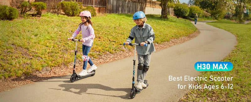 Gyroor ESA Kids Electric Scooter with Bluetooth Music, Lights – Blue (Pre-Ordered Only)