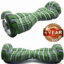 8 Inch Hoverboards Skin Cover – Protective Rubber Case – Green